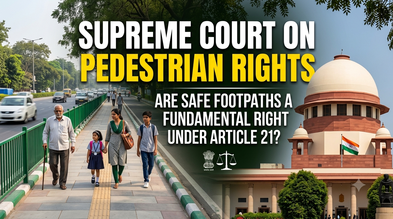 Supreme Court on Pedestrian Rights